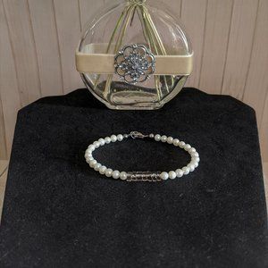 Pearl and Topaz Bracelet